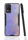 BFS  Vivo V21e Kılıf Platin Silikon - Siyah