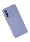 BFS  Vivo V23 5G Kılıf Nano içi Kadife Silikon - Lila