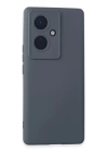 BFS  Vivo V29 Lite Kılıf Nano içi Kadife Silikon - Gri
