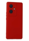 BFS  Vivo V29 Lite Kılıf Nano içi Kadife Silikon - Kırmızı