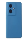 BFS  Vivo V29 Lite Kılıf Nano içi Kadife Silikon - Mavi