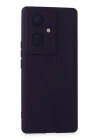 BFS  Vivo V29 Lite Kılıf Nano içi Kadife Silikon - Mor