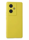 BFS  Vivo V29 Lite Kılıf Nano içi Kadife Silikon - Sarı