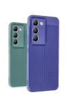 BFS  Vivo V30 Lite 4G Kılıf Auto Focus Kapak - Mavi