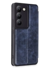 BFS  Vivo V30 Lite 4G Kılıf Flip Cover - Lacivert