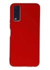BFS  Vivo Y11S Kılıf Nano içi Kadife Silikon - Kırmızı