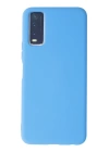 BFS  Vivo Y11S Kılıf Nano içi Kadife Silikon - Mavi