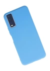 BFS  Vivo Y11S Kılıf Nano içi Kadife Silikon - Mavi