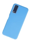 BFS  Vivo Y11S Kılıf Nano içi Kadife Silikon - Mavi