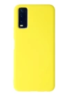 BFS  Vivo Y11S Kılıf Nano içi Kadife Silikon - Sarı