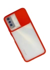 BFS  Vivo Y11S Kılıf Palm Buzlu Kamera Sürgülü Silikon - Kırmızı