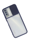 BFS  Vivo Y11S Kılıf Palm Buzlu Kamera Sürgülü Silikon - Lacivert