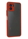 BFS  Vivo Y15S Kılıf Montreal Silikon Kapak - Kırmızı