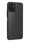 BFS Vivo Y15S Kılıf Montreal Silikon Kapak - Siyah