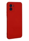 BFS  Vivo Y15S Kılıf Nano içi Kadife Silikon - Kırmızı