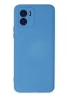 BFS  Vivo Y15S Kılıf Nano içi Kadife Silikon - Mavi