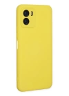 BFS  Vivo Y15S Kılıf Nano içi Kadife Silikon - Sarı