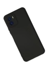 BFS  Vivo Y15S Kılıf Nano içi Kadife Silikon - Siyah