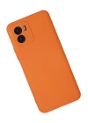 BFS  Vivo Y15S Kılıf Nano içi Kadife Silikon - Turuncu