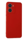 BFS  Vivo Y16 Kılıf First Silikon - Kırmızı
