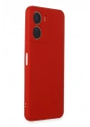 BFS  Vivo Y16 Kılıf First Silikon - Kırmızı