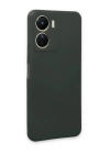 BFS  Vivo Y16 Kılıf First Silikon - Koyu Yeşil
