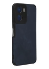 BFS  Vivo Y16 Kılıf Loop Deri Silikon - Lacivert
