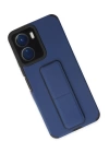 BFS  Vivo Y16 Kılıf Mega Standlı Silikon - Mavi