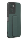 BFS  Vivo Y16 Kılıf Mega Standlı Silikon - Yeşil