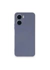 BFS  Vivo Y16 Kılıf Nano içi Kadife Silikon - Gri