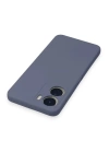 BFS  Vivo Y16 Kılıf Nano içi Kadife Silikon - Gri