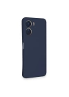 BFS  Vivo Y16 Kılıf Nano içi Kadife Silikon - Lacivert