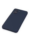 BFS  Vivo Y16 Kılıf Nano içi Kadife Silikon - Lacivert