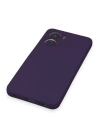 BFS  Vivo Y16 Kılıf Nano içi Kadife Silikon - Mor
