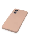 BFS  Vivo Y16 Kılıf Nano içi Kadife Silikon - Pudra