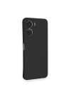 BFS  Vivo Y16 Kılıf Nano içi Kadife Silikon - Siyah
