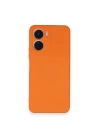 BFS  Vivo Y16 Kılıf Nano içi Kadife Silikon - Turuncu