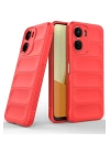 BFS  Vivo Y16 Kılıf Optimum Silikon - Kırmızı