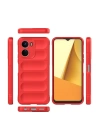 BFS  Vivo Y16 Kılıf Optimum Silikon - Kırmızı
