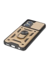 BFS  Vivo Y16 Kılıf Pars Lens Yüzüklü Silikon - Gold