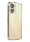BFS  Vivo Y16 Kılıf Razer Lensli Silikon - Gold