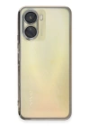 BFS  Vivo Y16 Kılıf Razer Lensli Silikon - Gold