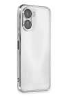 BFS  Vivo Y16 Kılıf Razer Lensli Silikon - Gümüş