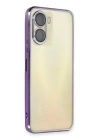 BFS  Vivo Y16 Kılıf Razer Lensli Silikon - Mor