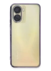 BFS  Vivo Y16 Kılıf Razer Lensli Silikon - Mor