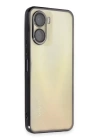 BFS  Vivo Y16 Kılıf Razer Lensli Silikon - Siyah