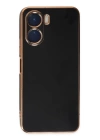 BFS  Vivo Y16 Kılıf Volet Silikon - Siyah