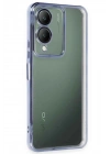 BFS Vivo Y17S Kılıf Lensli Silikon - Açık Mavi