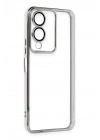 BFS Vivo Y17S Kılıf Lensli Silikon - Gümüş