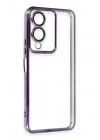 BFS Vivo Y17S Kılıf Lensli Silikon - Mor